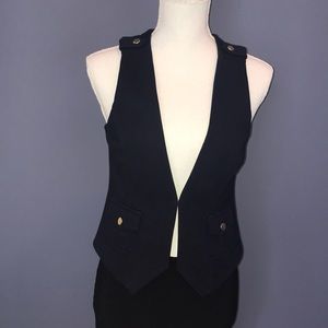 Cache navy & gold vest Small